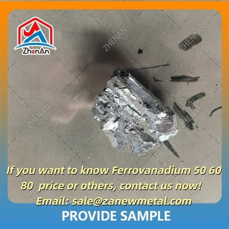 60% Ferro Vanadium 50-100 mm Lumps factory