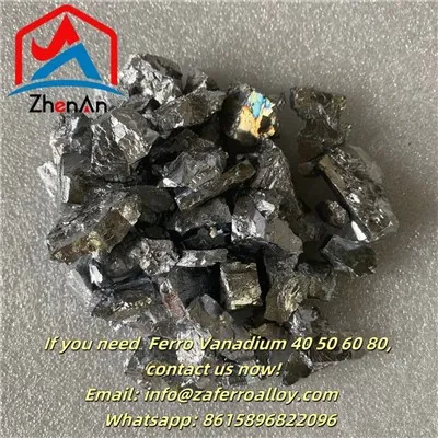 Terrones FeV de pureza mínima del 80%