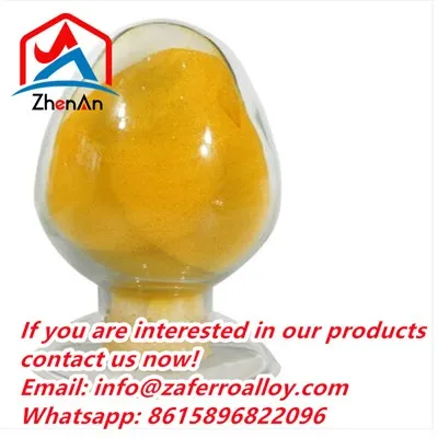 99.5% Pentóxido de óxido de vanadio Orange en polvo